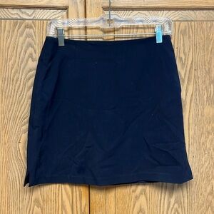 The Limited Stretch Navy A line mini skirt